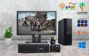 Bộ Máy Dell: CPU i7 - 7700 + ram 16 Gb + Ssd 512 Gb + Màn Hình 22 inch DELL