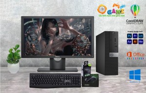Trọn Bộ Máy Dell : i3 6100 + Ram 8 Gb +SSD 256 Gb + Màn Hình 20