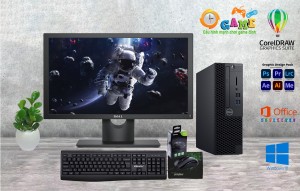 Trọn Bộ Máy Tính Dell i5 4570 / RAM 4GB / SSD 128GB / Màn Hình 20 Inch