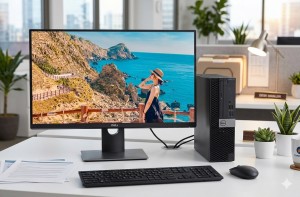 Trọn Bộ Máy Dell : i5 9500 + Ram 8Gb +SSD 256 Gb + Màn Hình 24