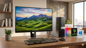 Trọn Bộ Máy Dell : i3 9100 + Ram 8 Gb +SSD 256 Gb + Màn Hình 22