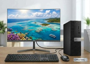 Trọn Bộ Máy Dell : i5 7500 + Ram 8Gb +SSD 512 Gb + Màn Hình 24