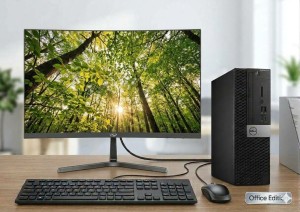 Trọn Bộ Máy Dell : i5 7500 + Ram 8Gb +SSD 256 Gb + Màn Hình 22