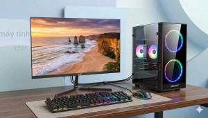 Bộ máy chơi Game : Core i5 6500 /ram 8 gb và ssd 256 và màn hình 27 inch full HD
