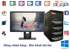 Máy Tính Văn Phòng: H61||2100|8GB||SSD||20inch