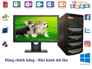 Máy Tính Văn Phòng: H61||2600||4GB||SSD||19inch