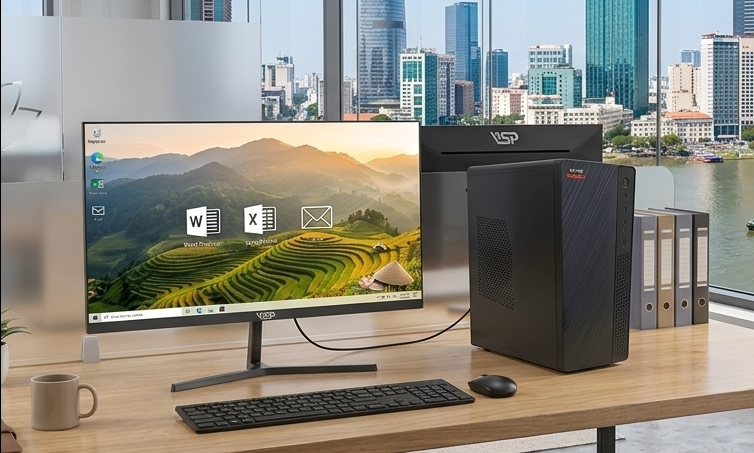 máy tính văn phòng trọn bộ giá rẻ tphcm